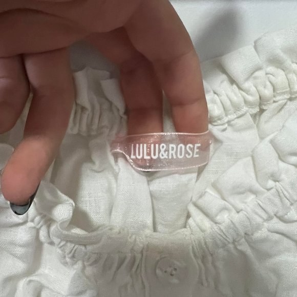 Lulu & Rose white cropped top - Picture 3 of 3